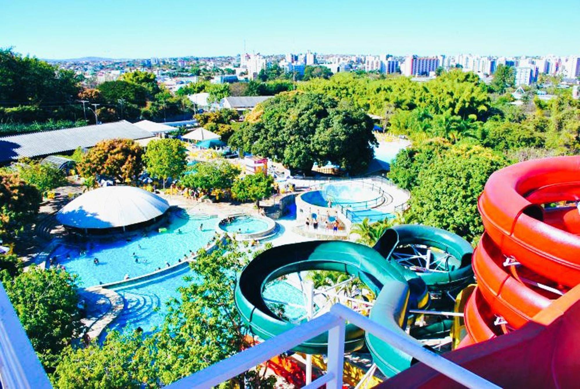 Piazza diRoma - cortesia Park diRoma, splash e Slide - com roupa de cama e banho Caldas Novas Exterior foto