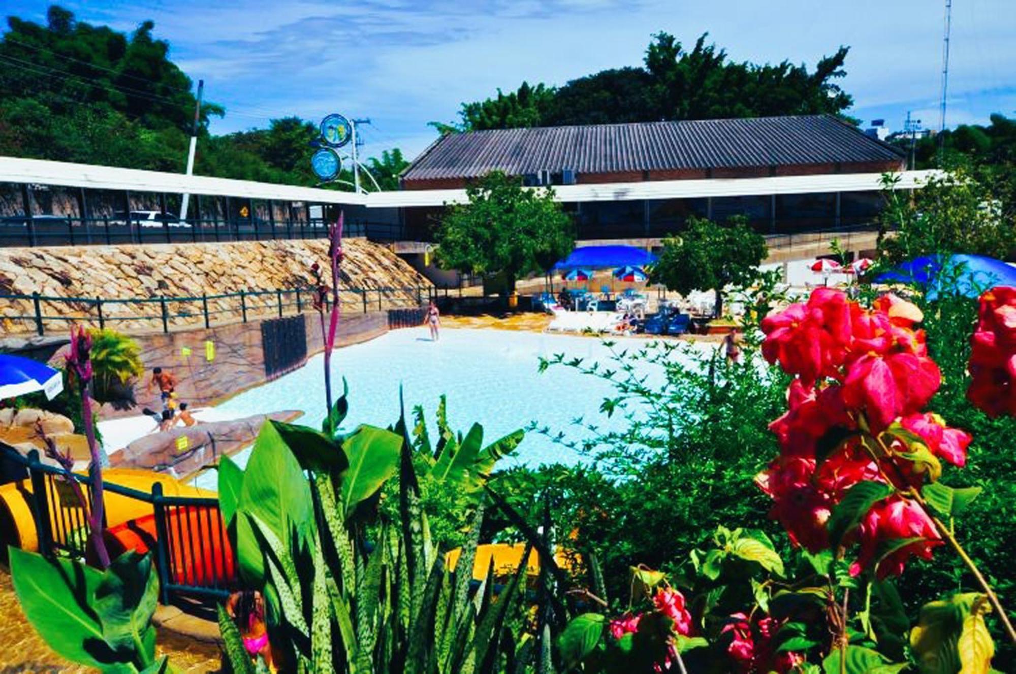 Piazza diRoma - cortesia Park diRoma, splash e Slide - com roupa de cama e banho Caldas Novas Exterior foto